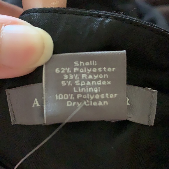 Ann Taylor Pinstripe A-Line Skirt - Picture 3 of 3